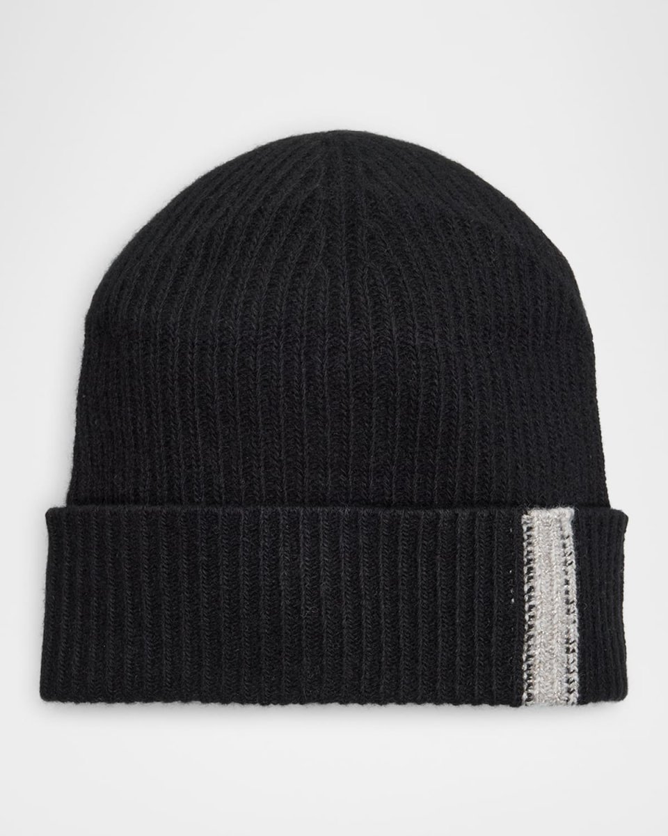 Ribbed Cashmere Beanie